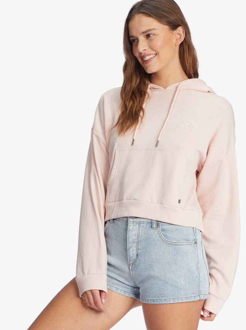 Chandails En Molleton Roxy Surfing By Daylight Hoodie Femme Corail | 671430GFA