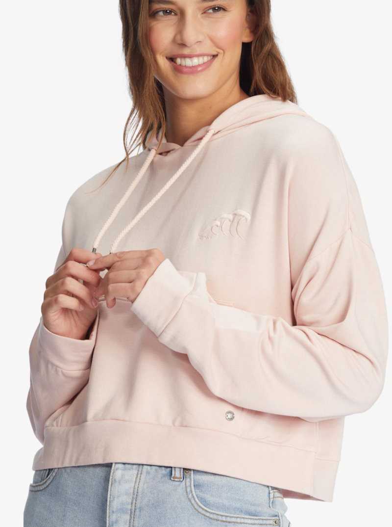 Chandails En Molleton Roxy Surfing By Daylight Hoodie Femme Corail | 671430GFA