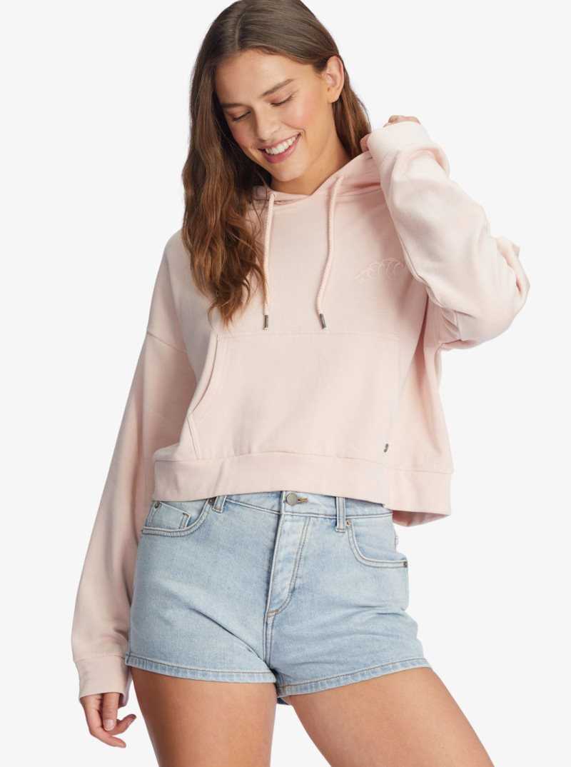 Chandails En Molleton Roxy Surfing By Daylight Hoodie Femme Corail | 671430GFA