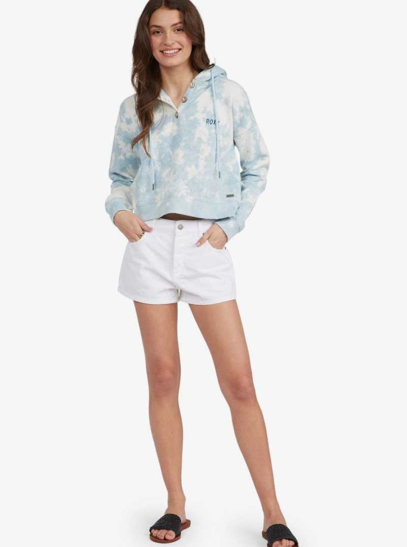 Chandails En Molleton Roxy Trip Hoodie Femme Bleu | 785493CQA