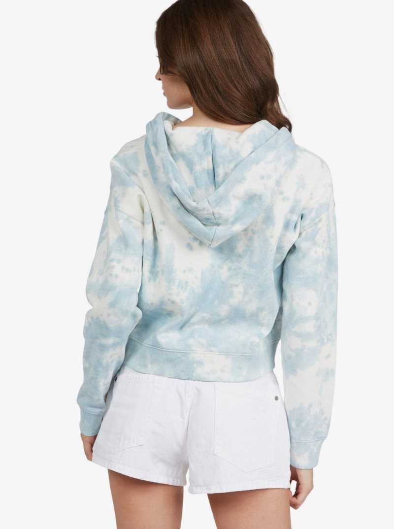 Chandails En Molleton Roxy Trip Hoodie Femme Bleu | 785493CQA