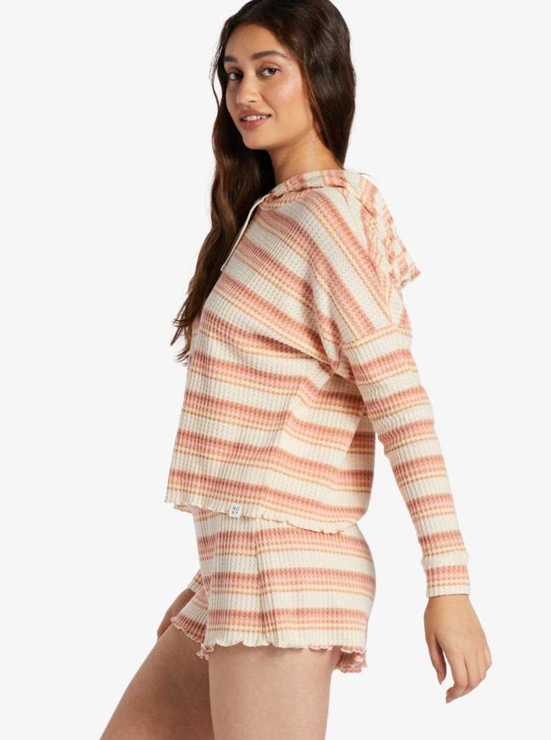 Chandails En Molleton Roxy Twilight Mood Printed Hoodie Femme | 702486UDW