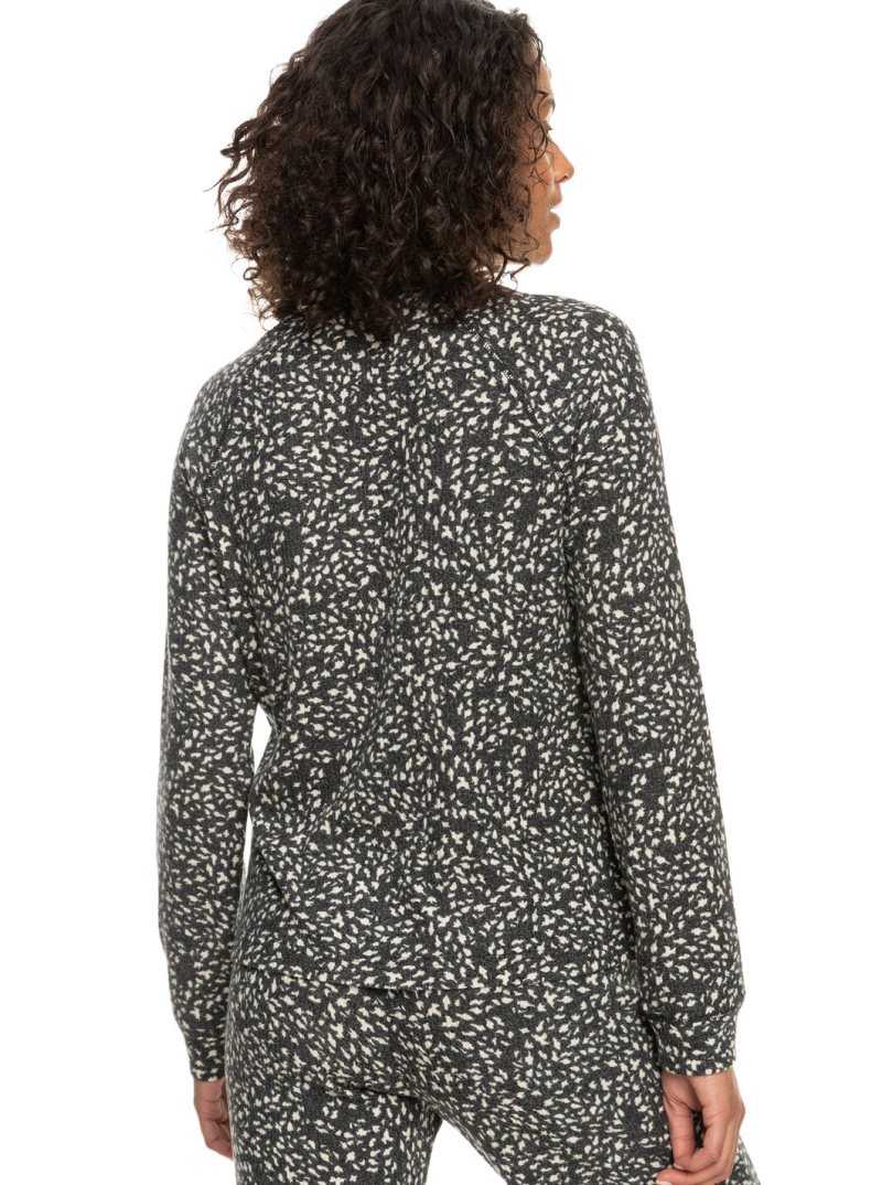 Chandails Roxy Anchors Away Printed Rib Long Sleeve Top Femme | 739418PYL