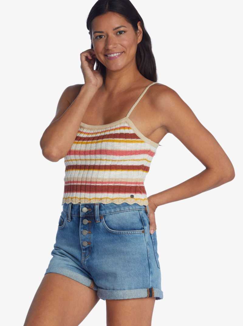 Chandails Roxy Favorite Tune Pull Tube Top Femme Stripes | 205493OXG