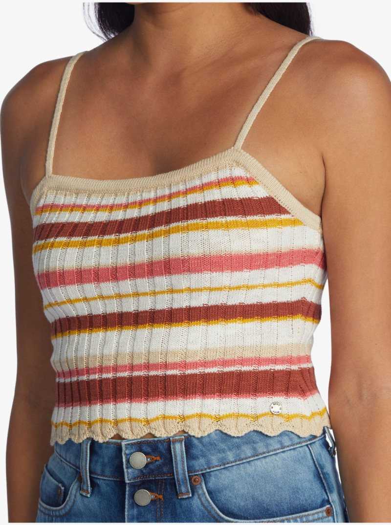 Chandails Roxy Favorite Tune Pull Tube Top Femme Stripes | 205493OXG