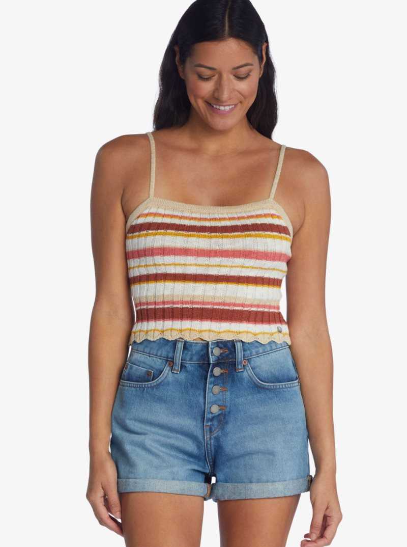 Chandails Roxy Favorite Tune Pull Tube Top Femme Stripes | 205493OXG
