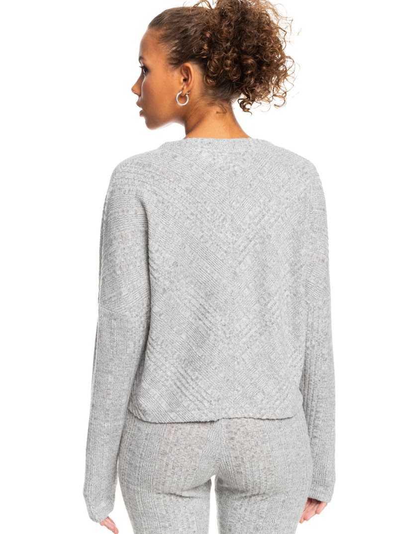 Chandails Roxy Lazy Day Button Down Cardigan Pull Femme | 185706YGZ