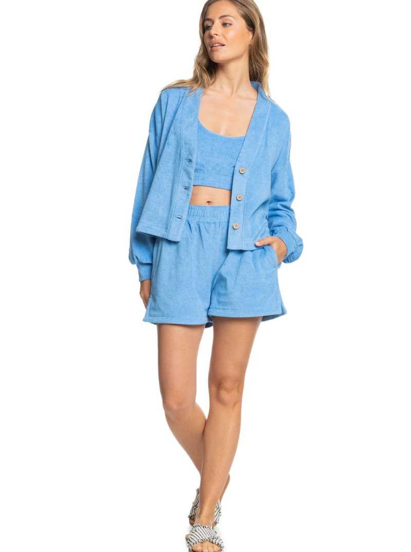 Chandails Roxy Threes Company Organic Button-Front Cardigan Pull Femme | 741023AVJ