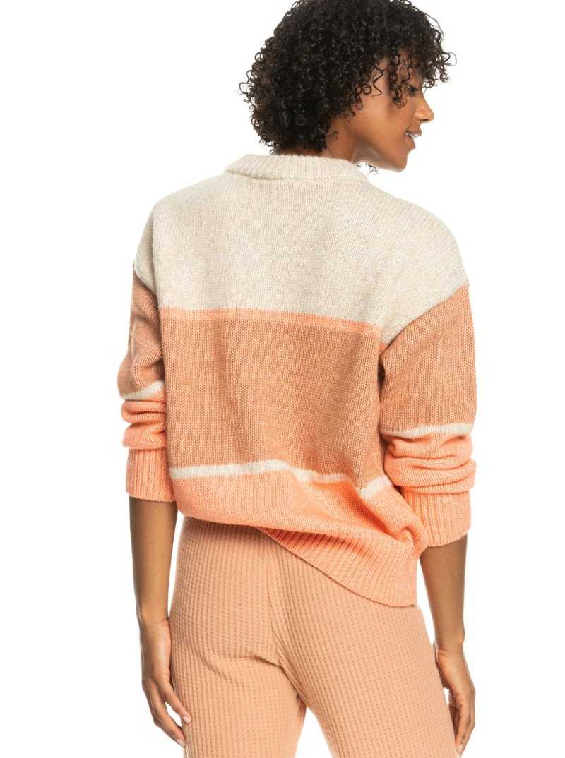 Chandails Roxy Too Far Crew Neck Pull Femme | 180243FSP