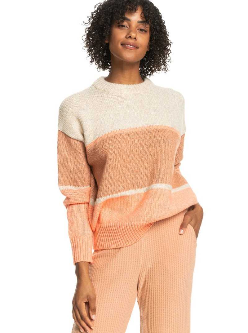 Chandails Roxy Too Far Crew Neck Pull Femme | 180243FSP
