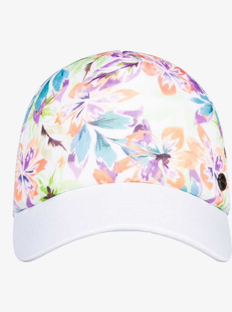 Chapeaux Roxy Beautiful Morning Trucker Femme Blanche | 159082UTV