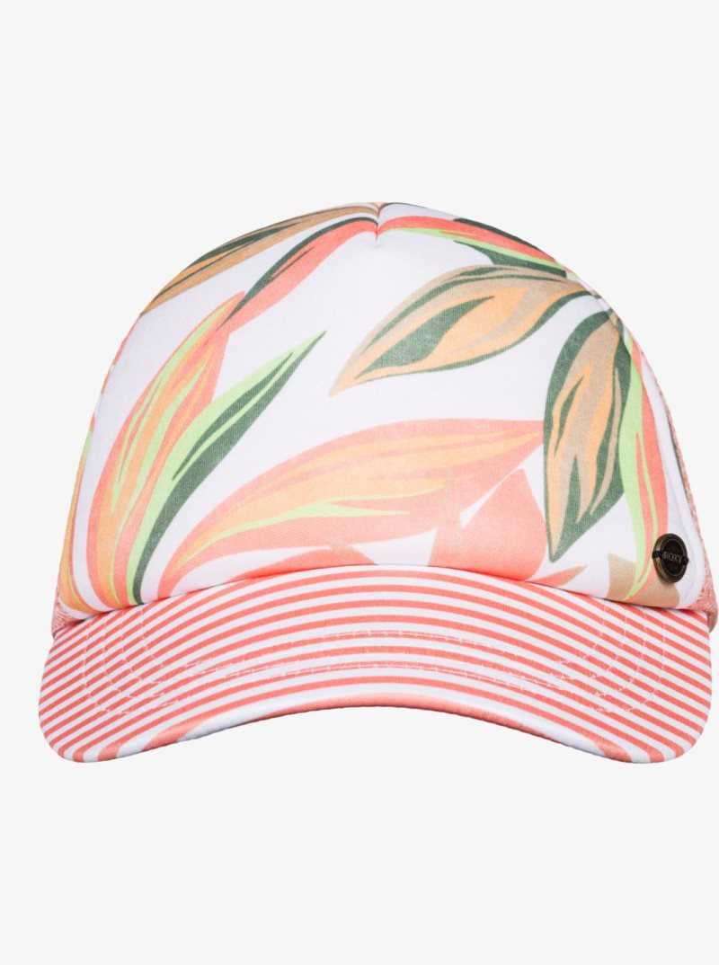 Chapeaux Roxy Beautiful Morning Trucker Femme Blanche | 725083RJU