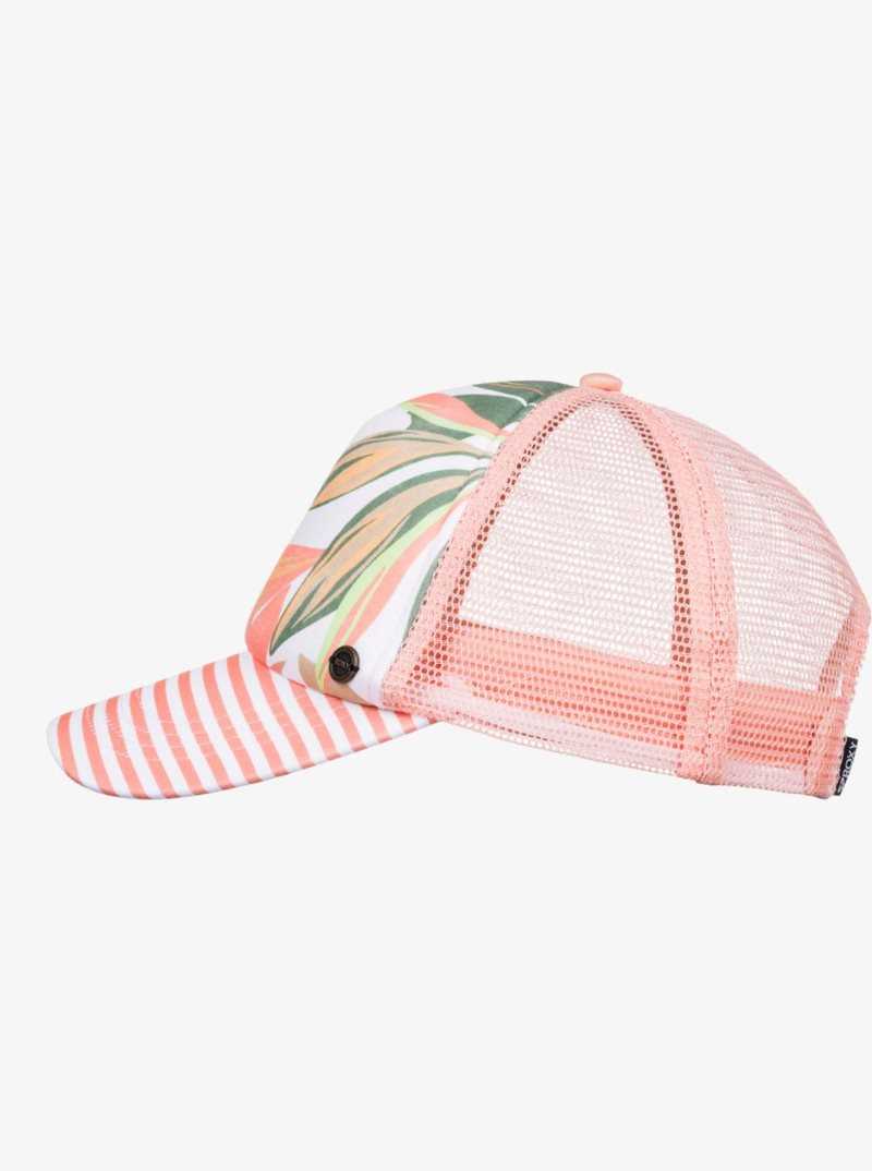 Chapeaux Roxy Beautiful Morning Trucker Femme Blanche | 725083RJU