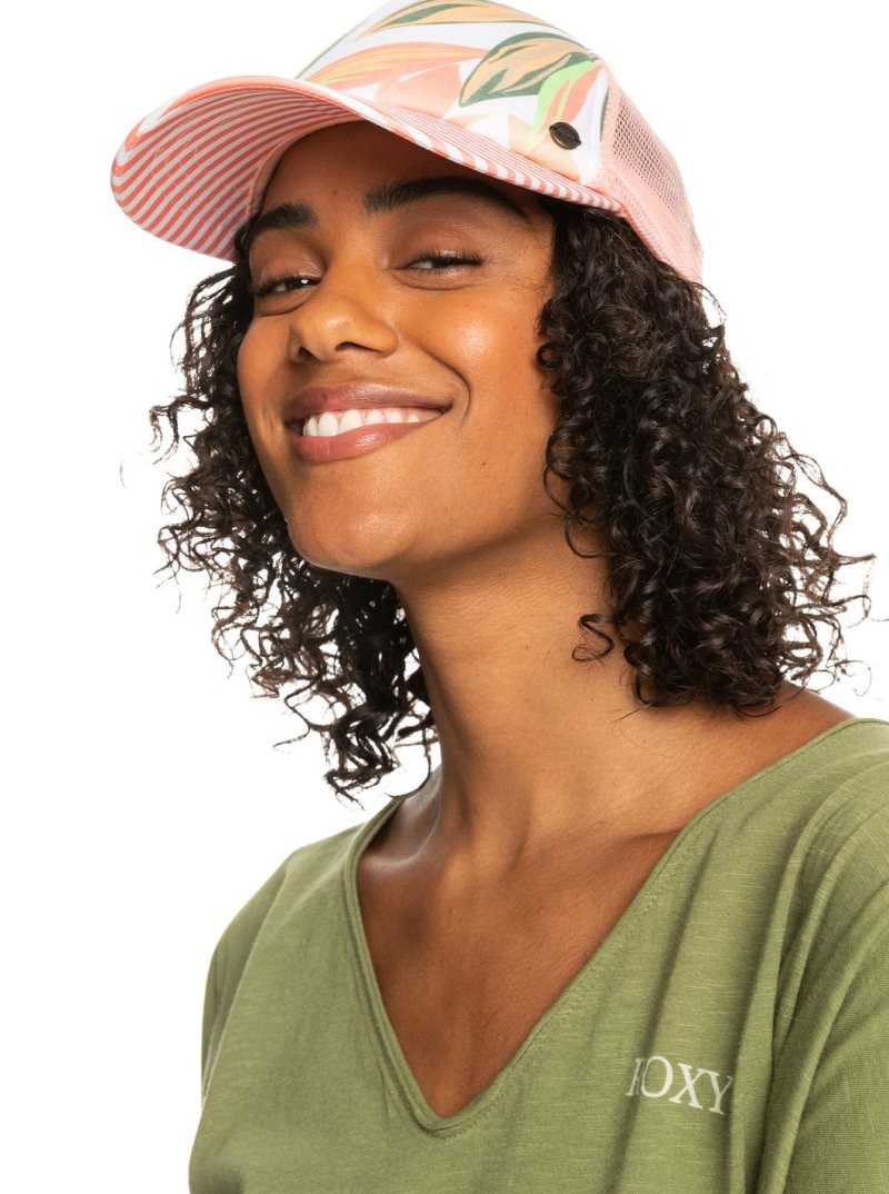 Chapeaux Roxy Beautiful Morning Trucker Femme Blanche | 725083RJU
