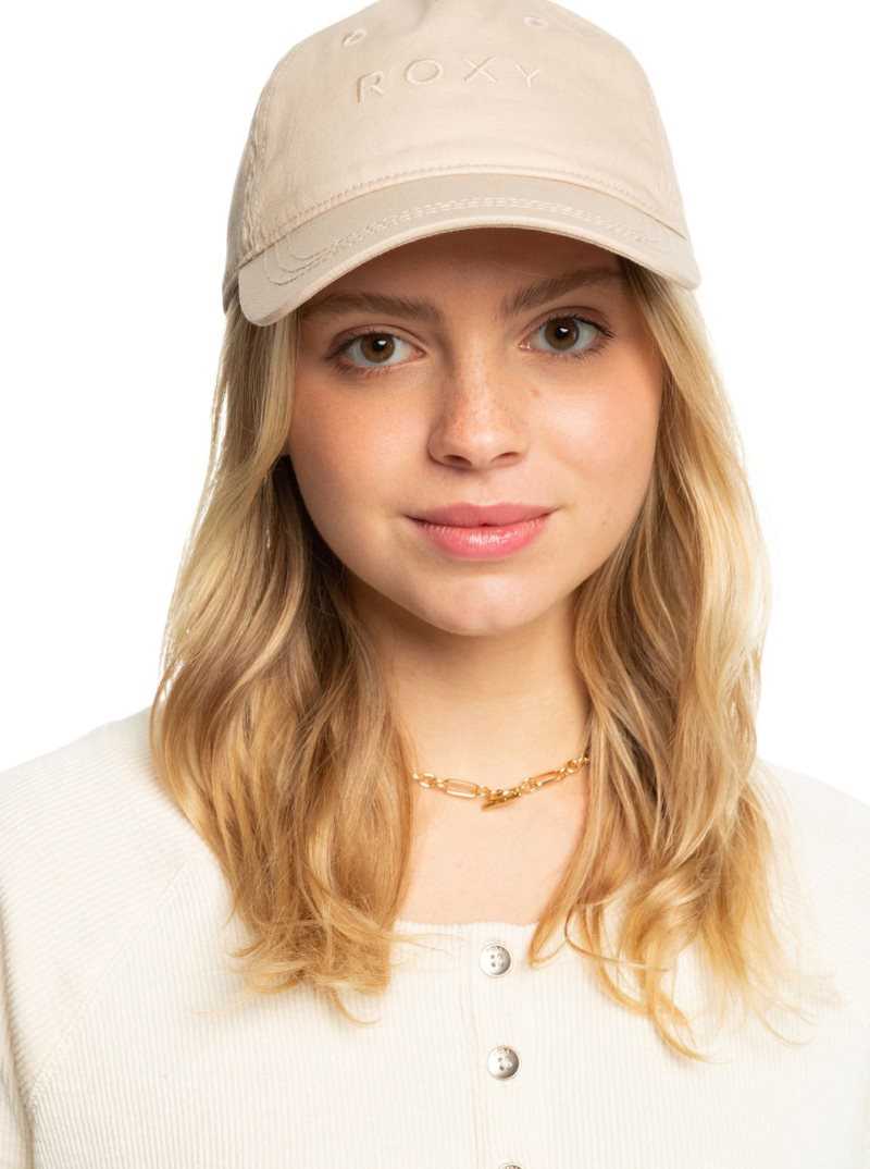 Chapeaux Roxy Dear Believer Color Baseball Femme Beige | 017643BMH