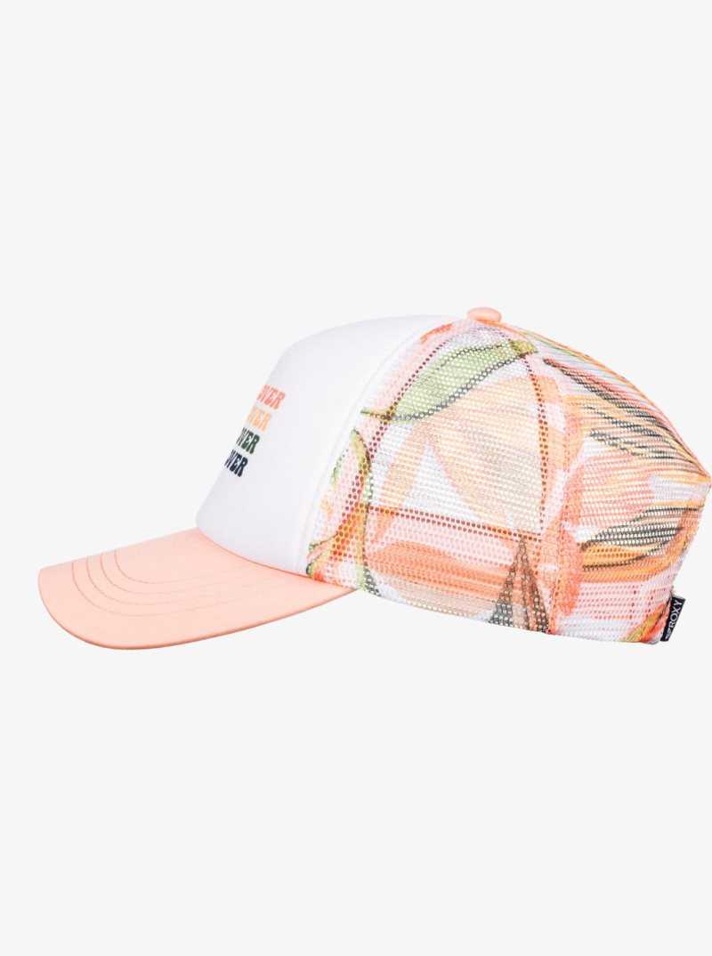 Chapeaux Roxy Donut Spain Trucker Femme Blanche | 051736YTE