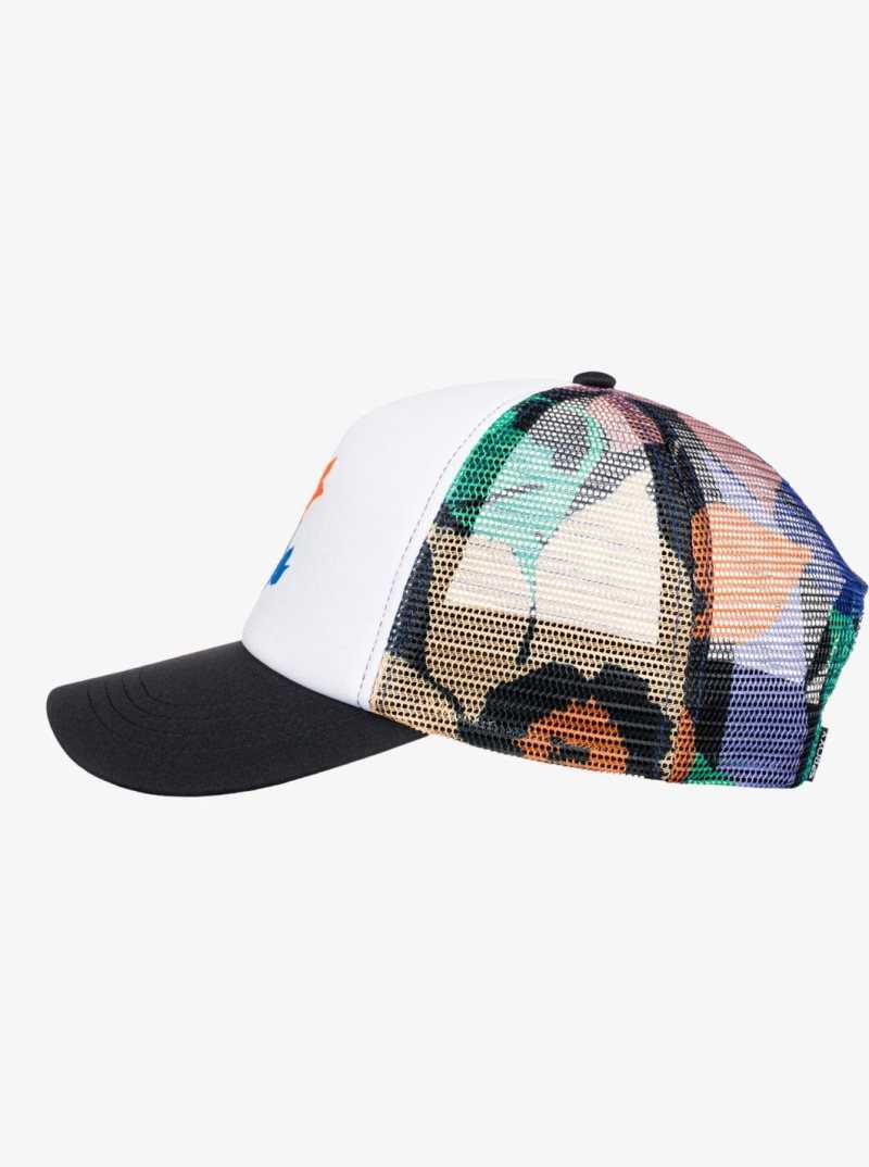 Chapeaux Roxy Donut Spain Trucker Femme Grise Foncé Fleur | 537081VQT