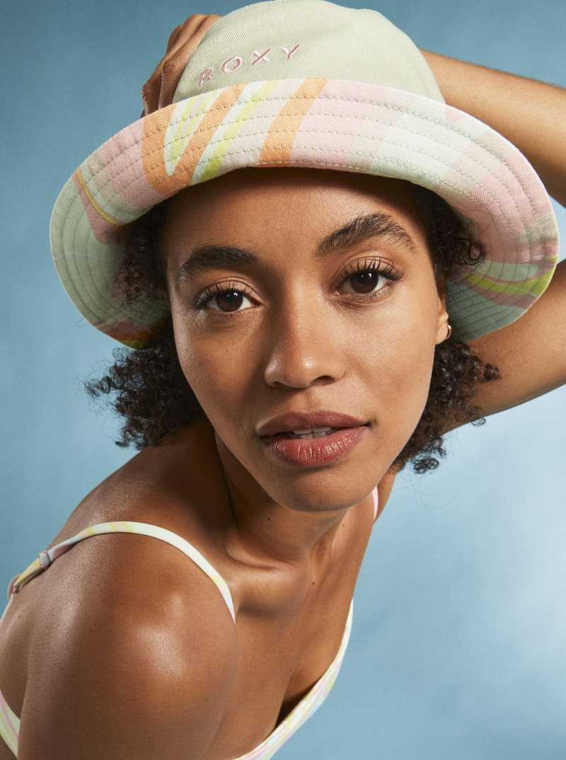 Chapeaux Roxy Jasmine Paradise Reversible Bucket Femme | 402791TUH