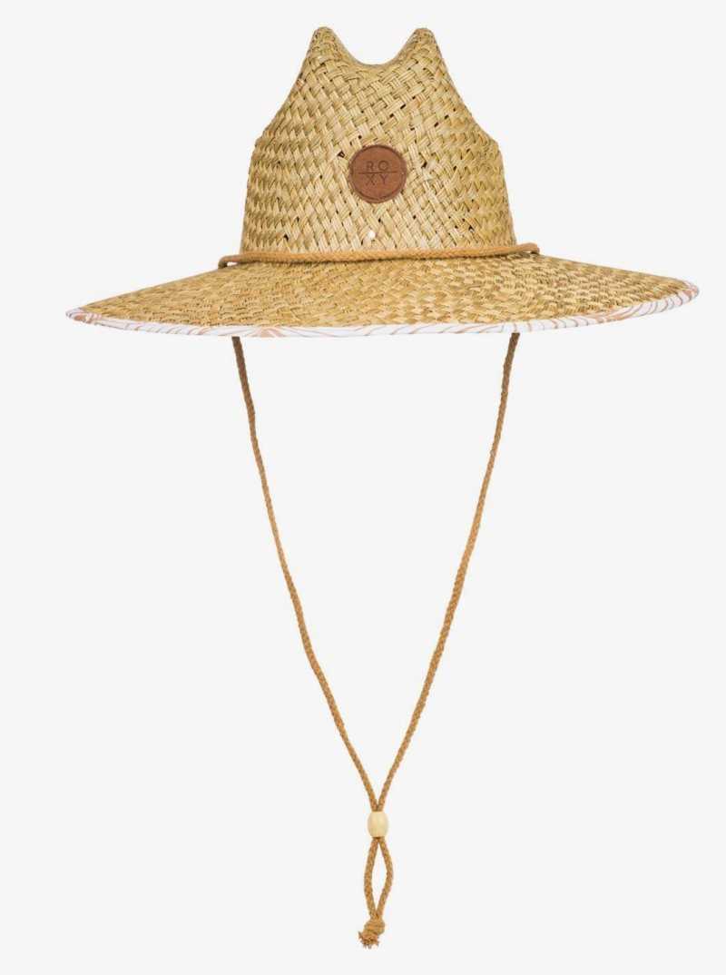 Chapeaux Roxy Pina To My Colada Straw Sun Femme | 908457RJD