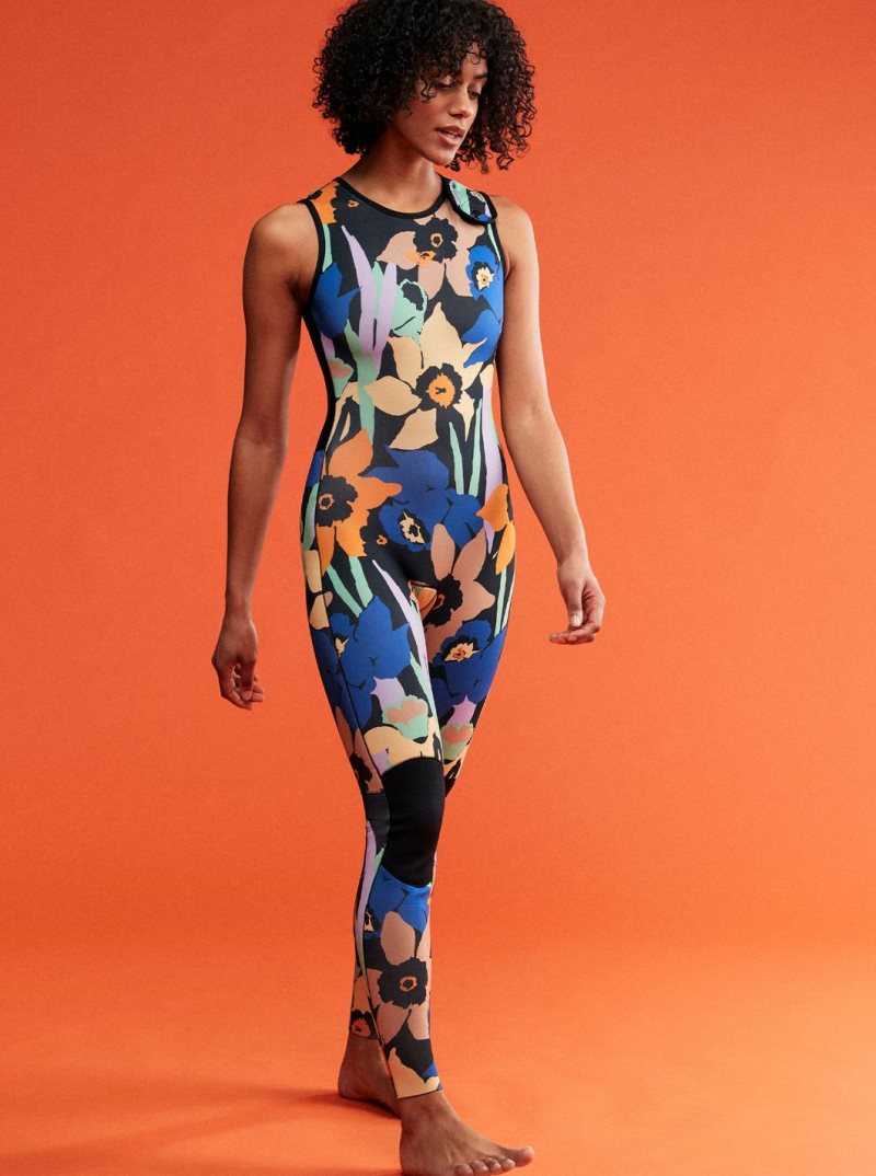Combinaison En Néoprène Roxy 1.5mm Current Of Cool Long Jane Femme Grise Foncé | 387056LTU