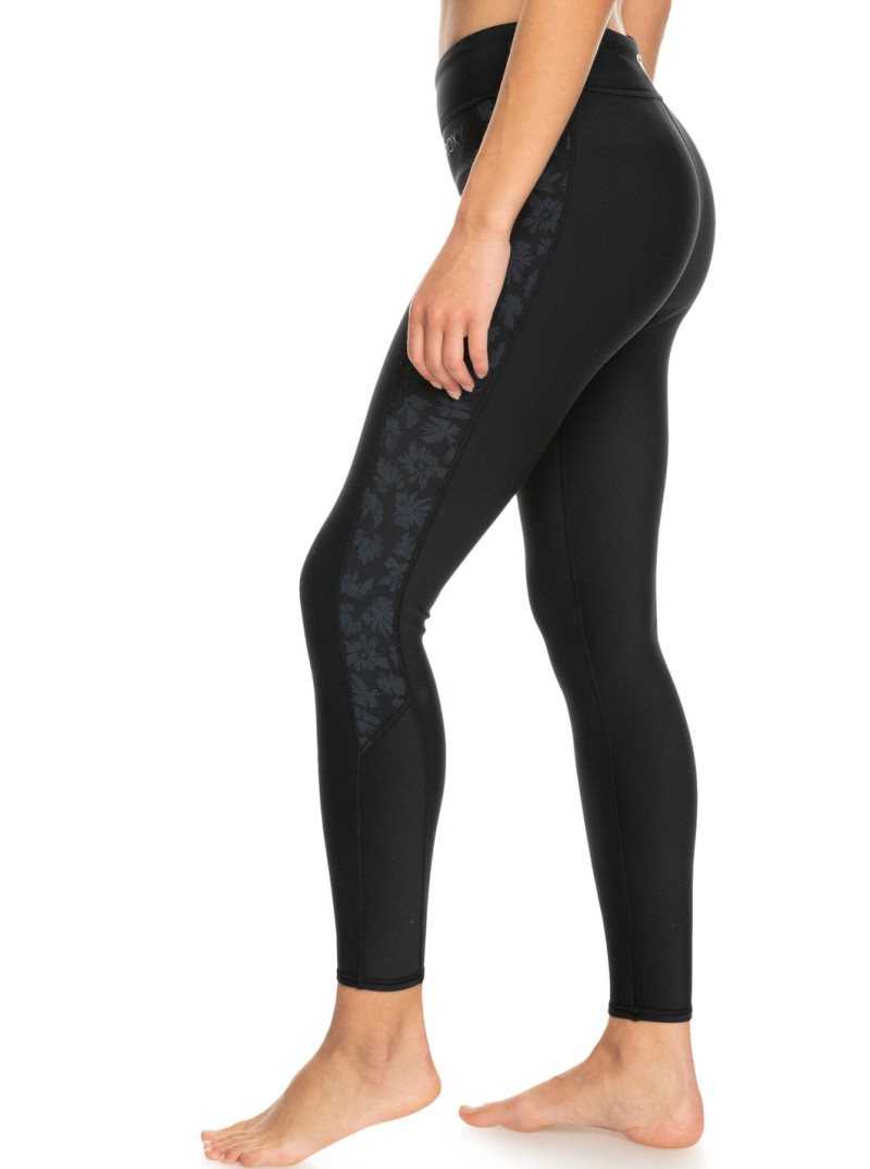 Combinaison En Néoprène Roxy 1mm Swell Series Neoprene Surf Leggings Femme Noir | 981265BES