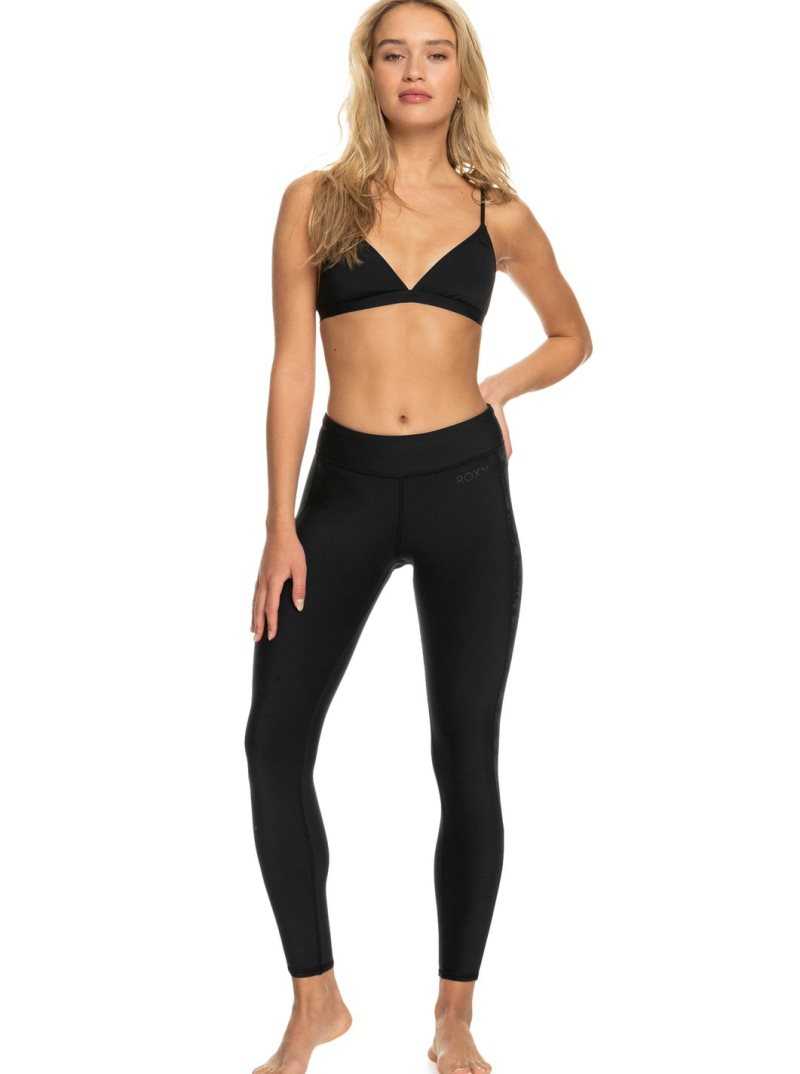 Combinaison En Néoprène Roxy 1mm Swell Series Neoprene Surf Leggings Femme Noir | 981265BES