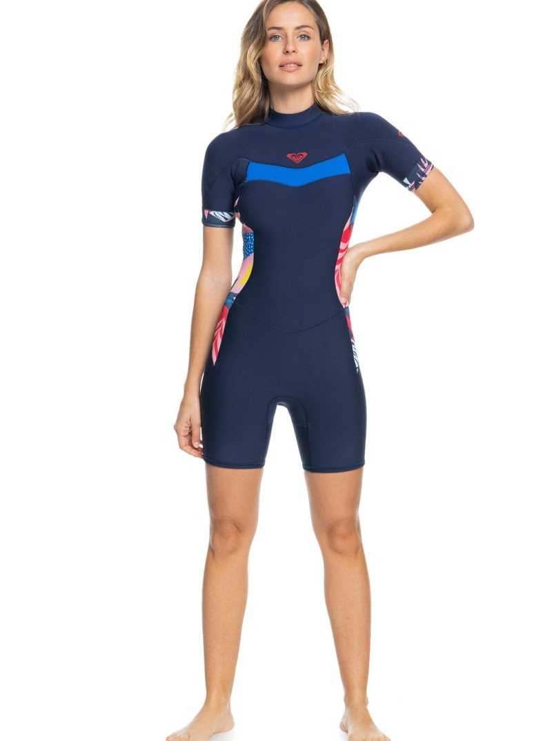 Combinaison En Néoprène Roxy 2/2mm Syncro S/SL Femme Bleu Marine Bleu | 241850HNZ