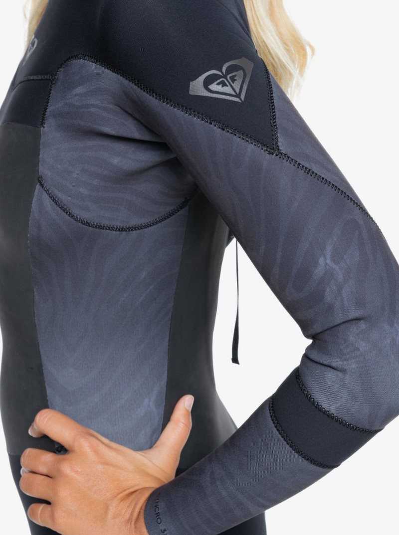 Combinaison En Néoprène Roxy 3/2mm Syncro GBS L/SL Fullsuit Femme Noir | 650237WLH