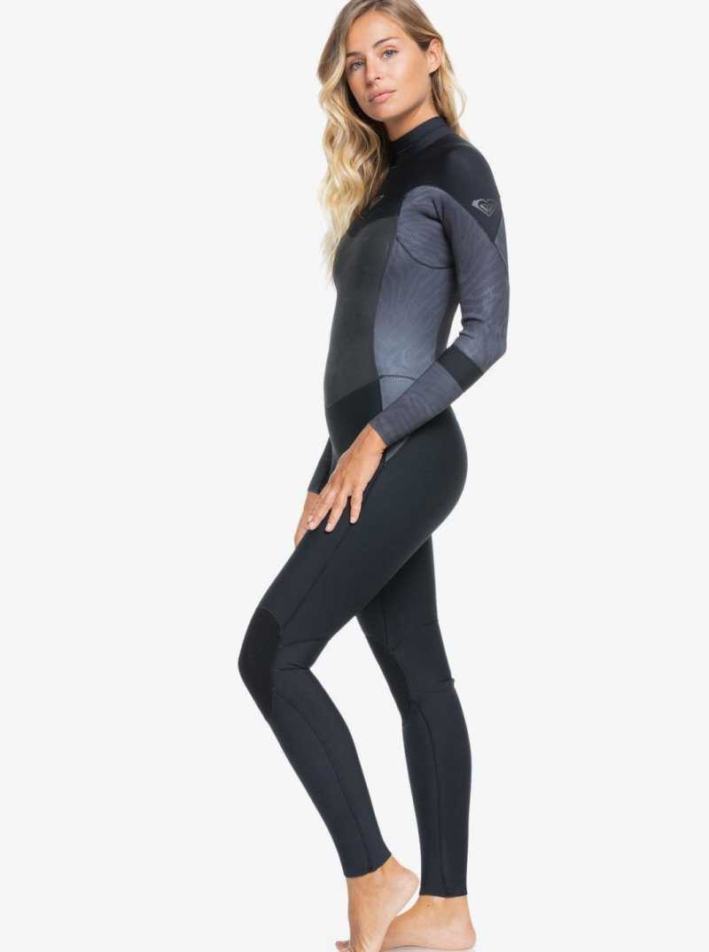 Combinaison En Néoprène Roxy 5/4/3mm Syncro GBS L/SL Fullsuit Femme Noir | 715083WVM