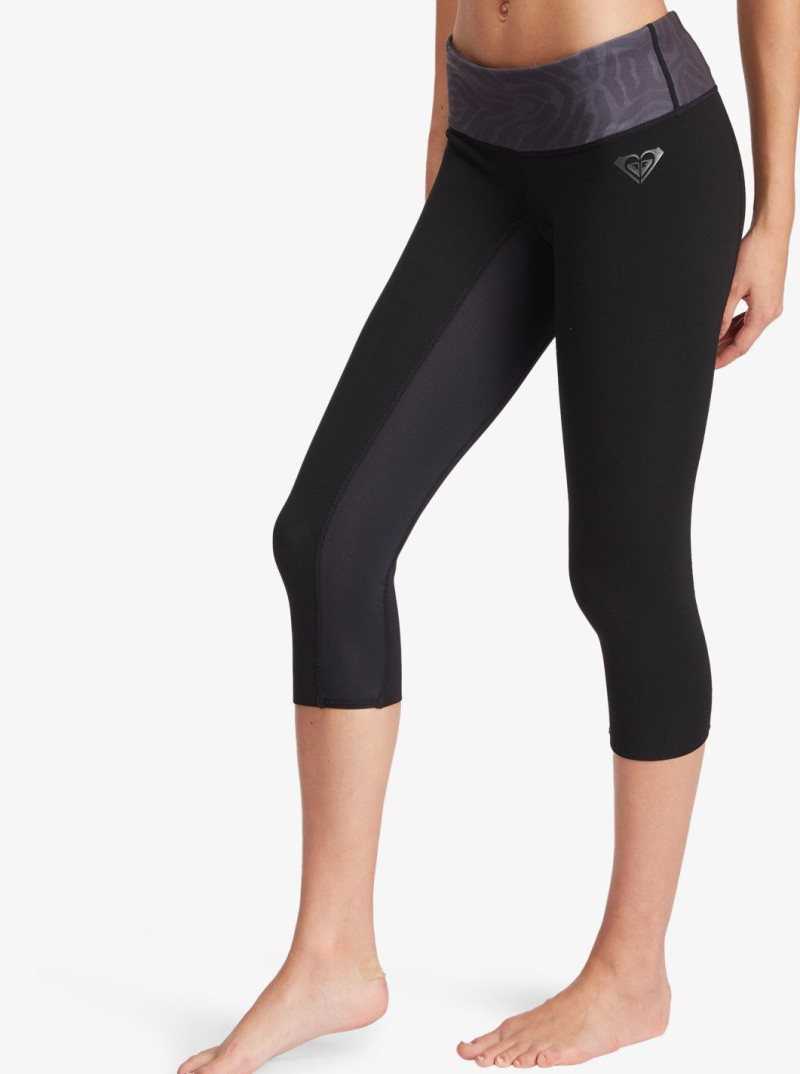 Combinaison En Néoprène Roxy Salt D'eau Surf Leggings Femme Noir | 964210IDG