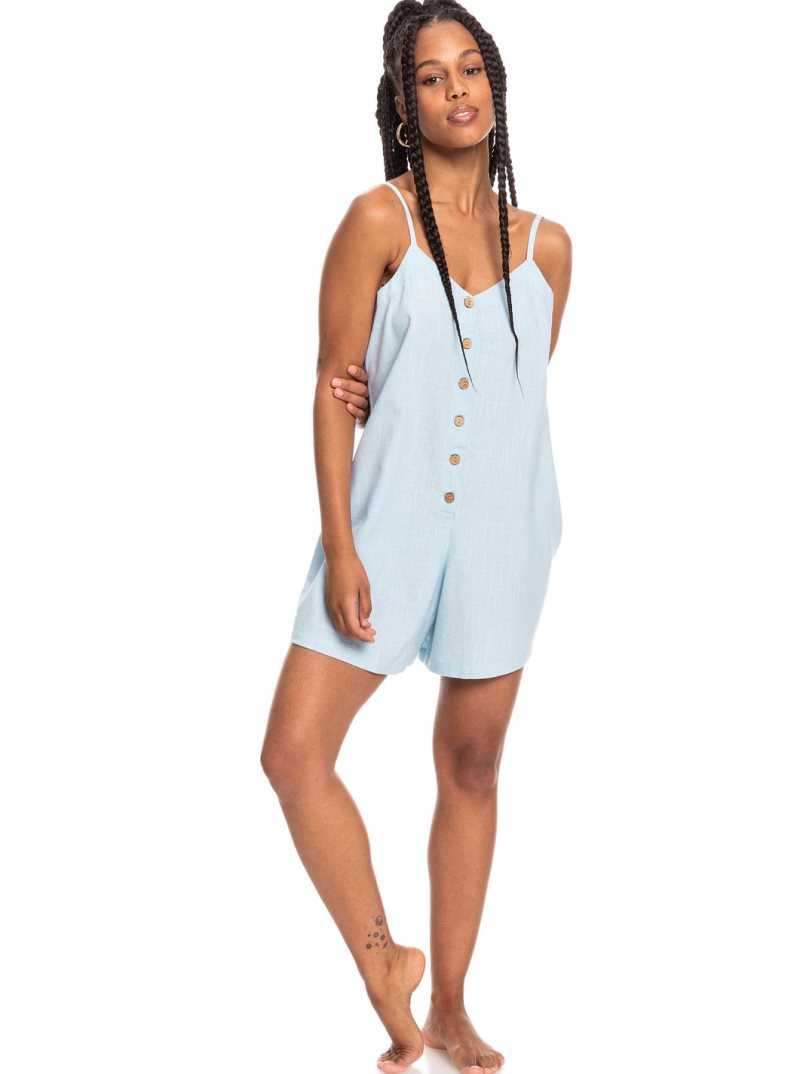 Combinaison Roxy Afterglow Lights Romper Femme Bleu | 154390LOR