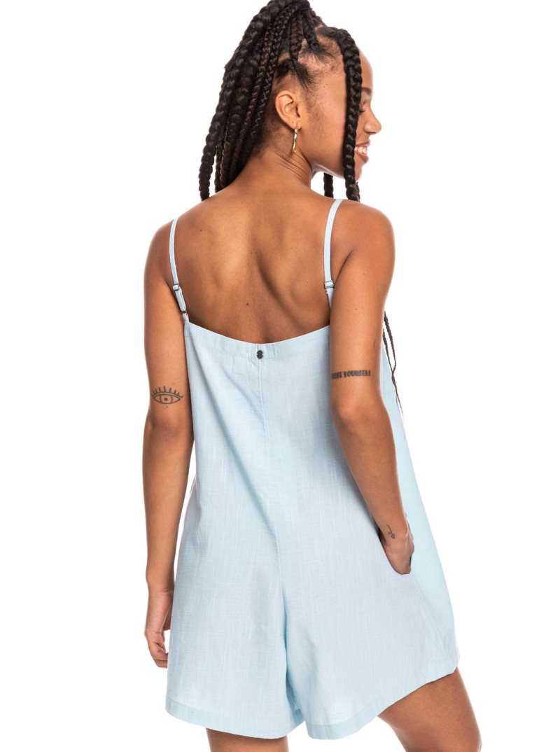 Combinaison Roxy Afterglow Lights Romper Femme Bleu | 154390LOR