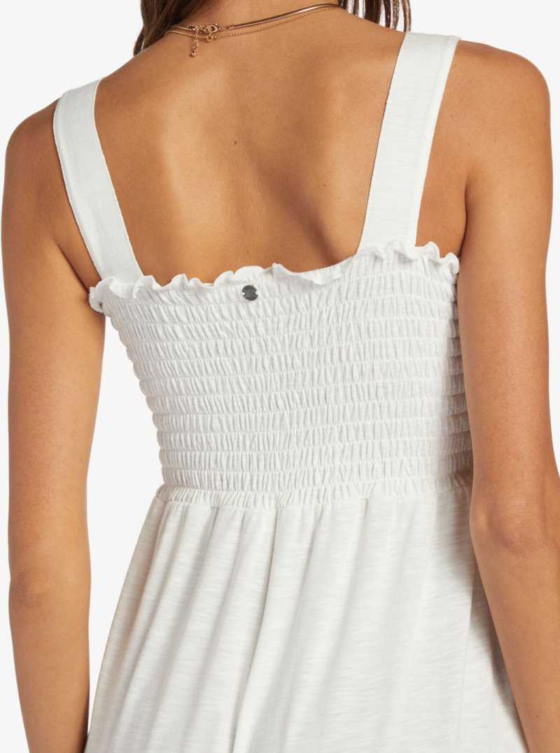 Combinaison Roxy Just Passing By Knit Robe Femme Blanche | 359876WPQ