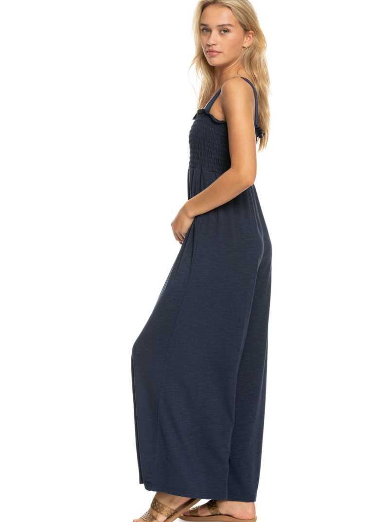 Combinaison Roxy Just Passing By Knit Robe Femme Indigo | 493217GWB