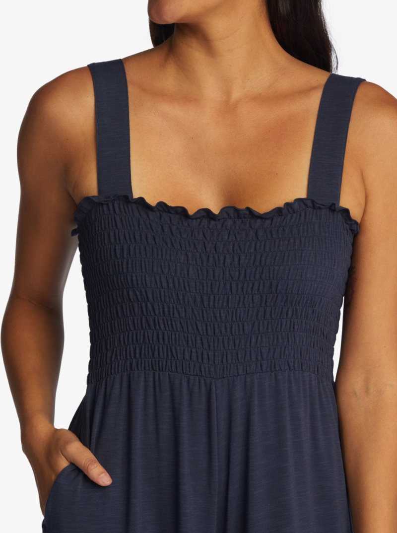 Combinaison Roxy Just Passing By Knit Robe Femme Indigo | 493217GWB