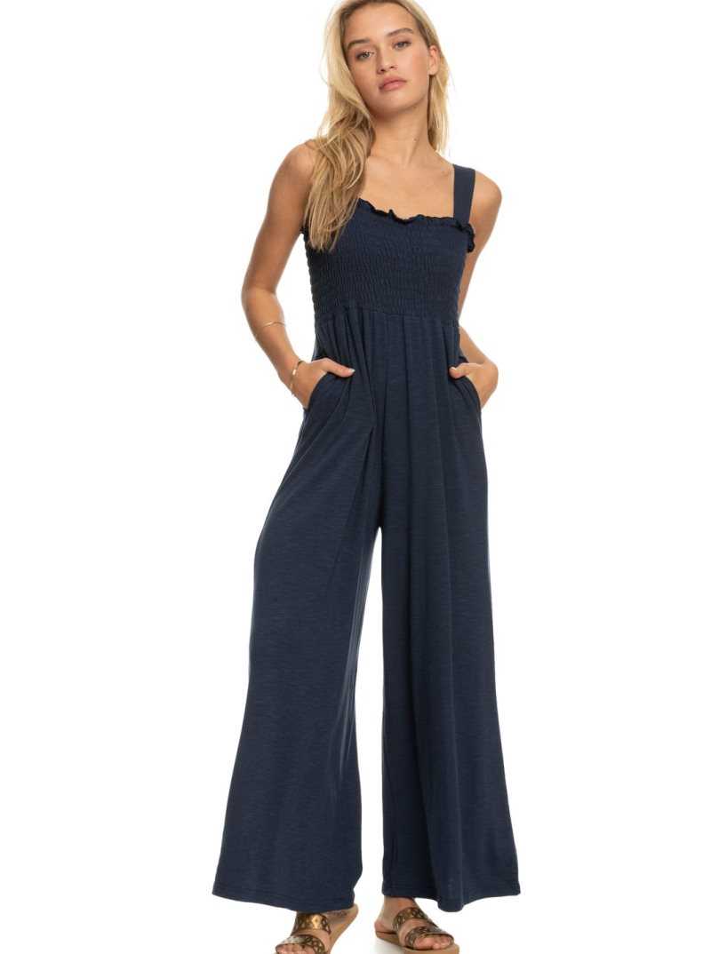 Combinaison Roxy Just Passing By Knit Robe Femme Indigo | 493217GWB