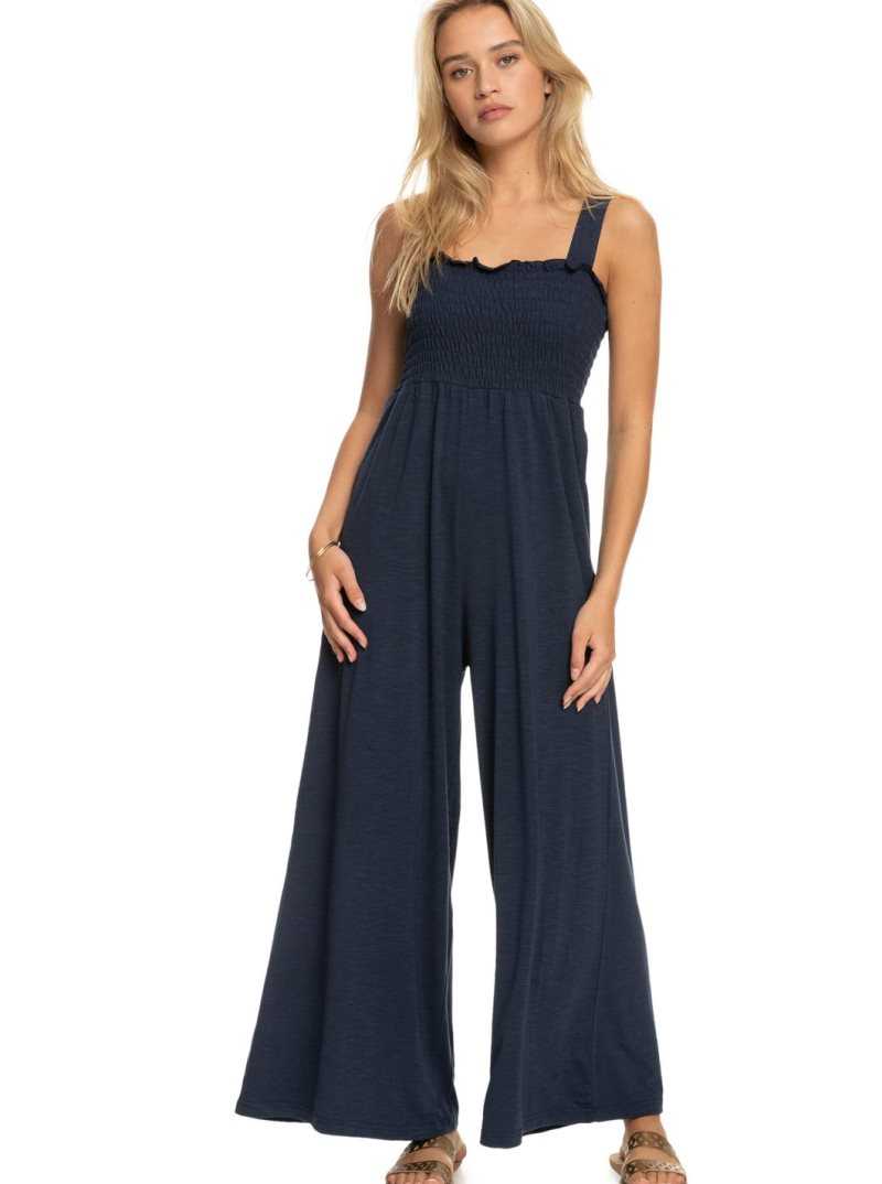Combinaison Roxy Just Passing By Knit Robe Femme Indigo | 493217GWB