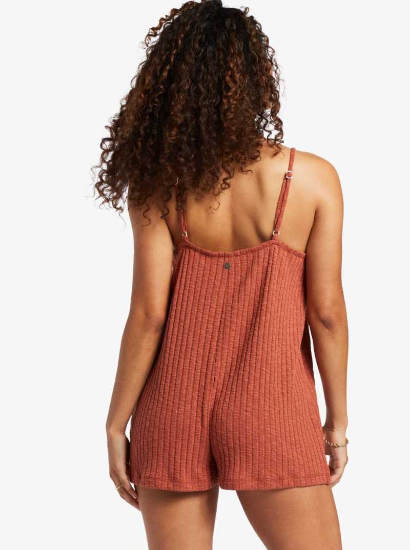 Combinaison Roxy On Our Way Knit V-Neck Romper Femme | 608371FTY