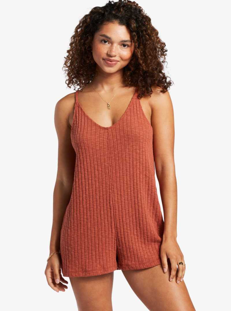 Combinaison Roxy On Our Way Knit V-Neck Romper Femme | 608371FTY