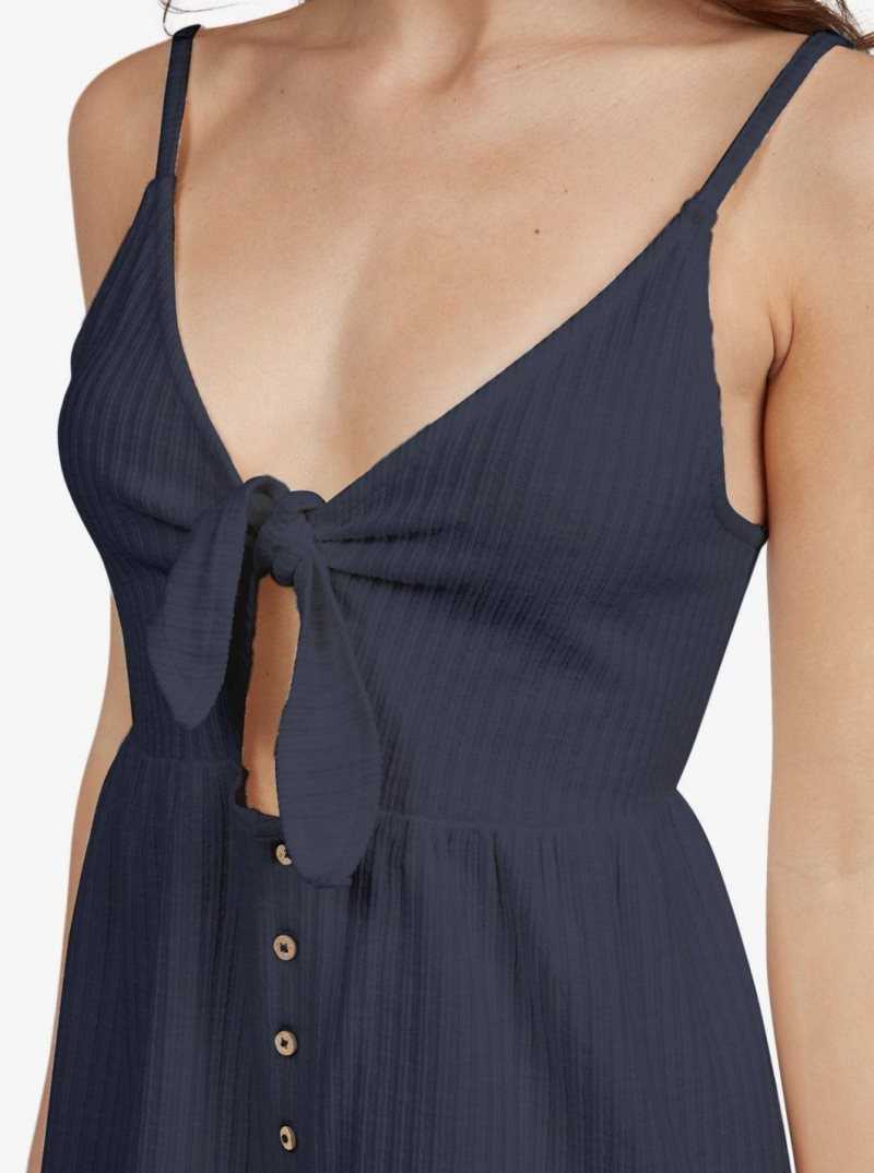 Combinaison Roxy Sun N Vibes Mini Lanières Romper Femme Indigo | 680273RYH