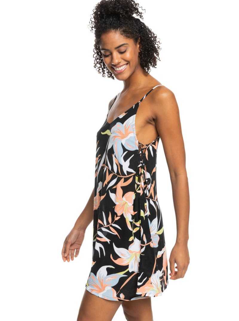 Cover Ups Roxy Beachy Vibes Printed Beach Femme Grise Foncé | 573218HFE