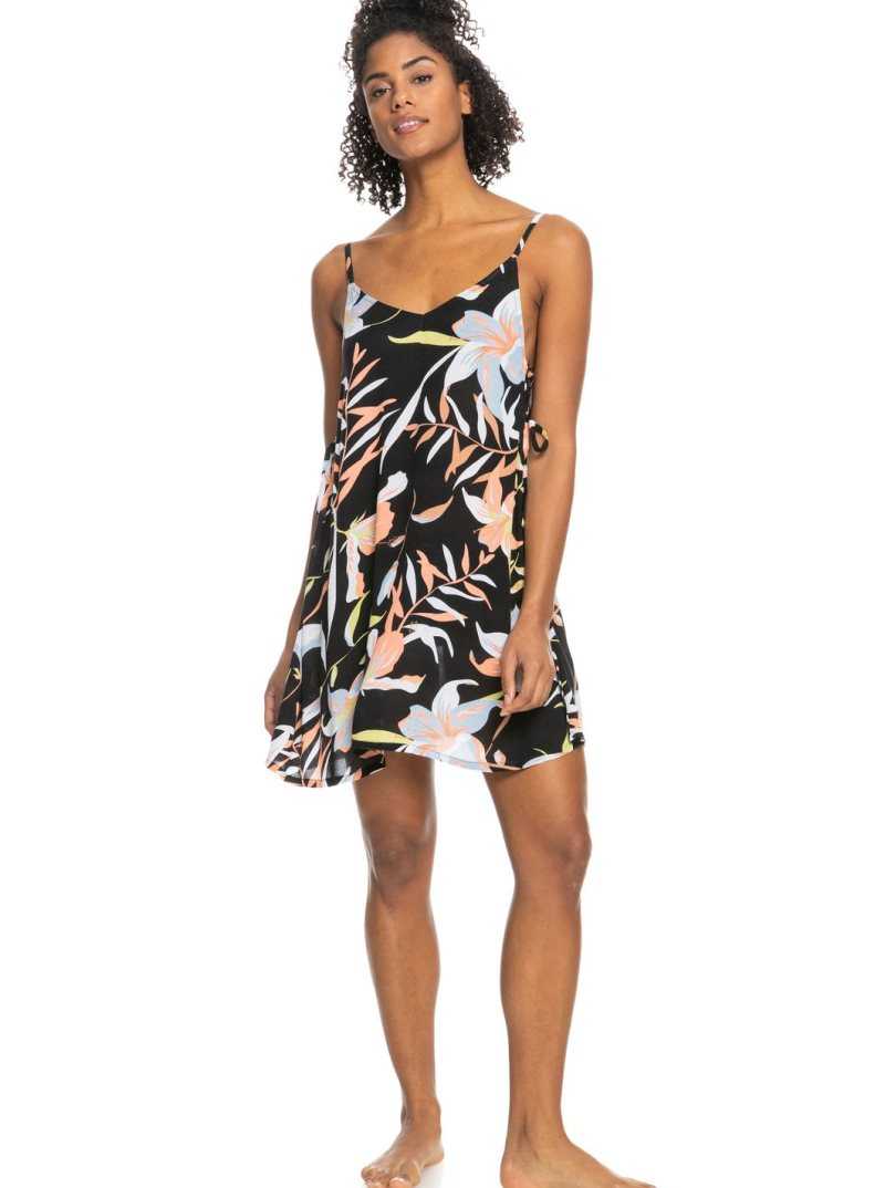 Cover Ups Roxy Beachy Vibes Printed Beach Femme Grise Foncé | 573218HFE