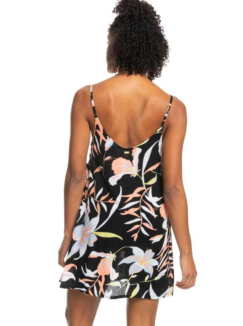 Cover Ups Roxy Beachy Vibes Printed Beach Femme Grise Foncé | 573218HFE