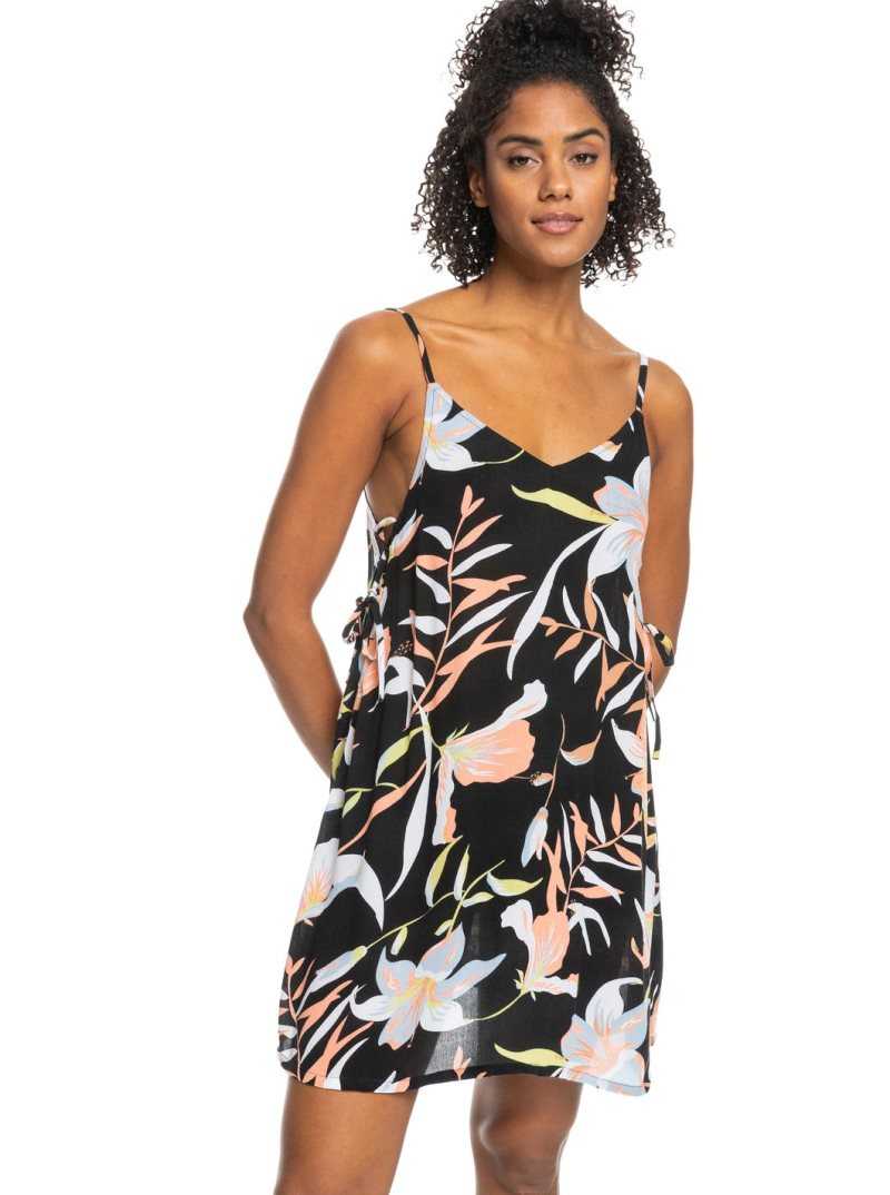 Cover Ups Roxy Beachy Vibes Printed Beach Femme Grise Foncé | 573218HFE