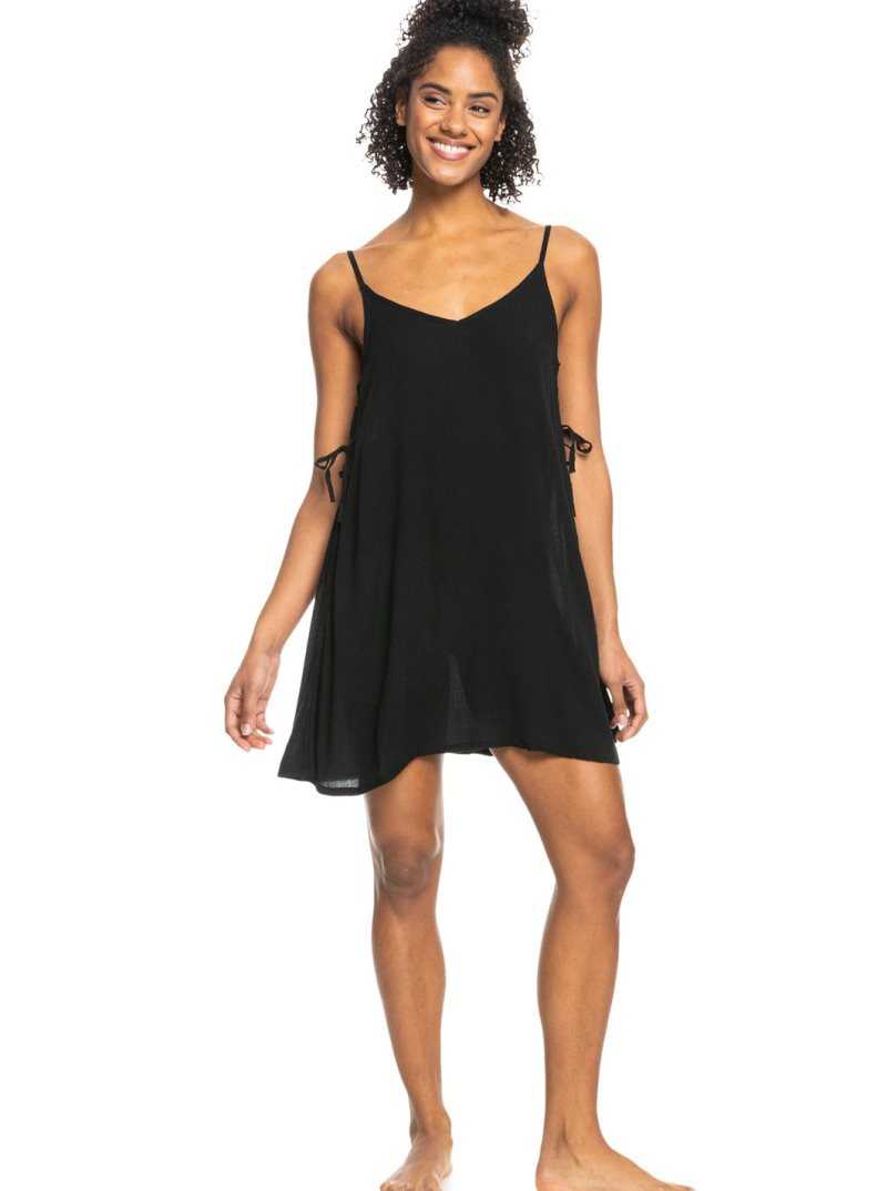 Cover Ups Roxy Beachy Vibes Solid Beach Femme Grise Foncé | 045392SOC