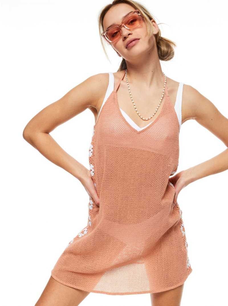 Cover Ups Roxy Fresh Sparkle Crochet Femme | 139876HDK
