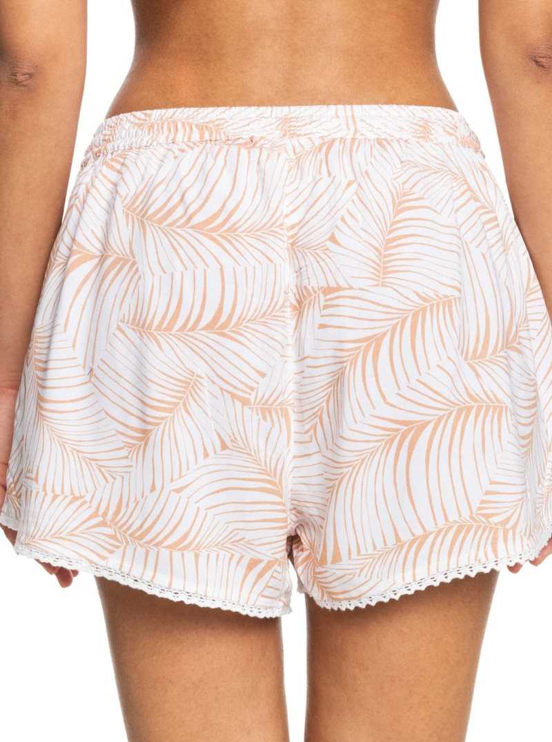 Cover Ups Roxy Salty Tan Shorts Femme | 713054TYH