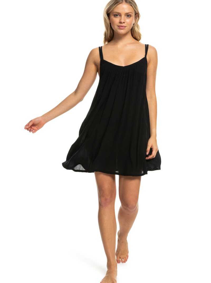 Cover Ups Roxy Summer Adventures Corta Femme Grise Foncé | 946158VOZ