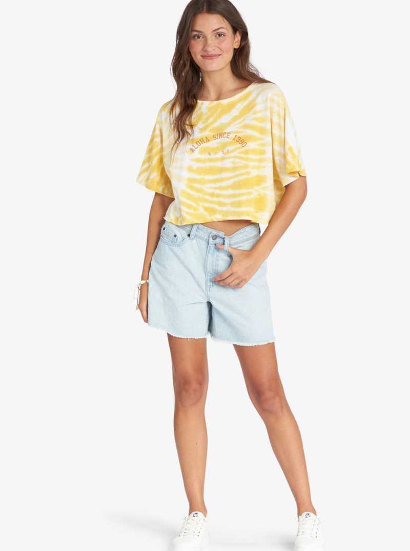Debardeur Roxy Aloha Day Oversized T-Shirt Femme | 796410JLA