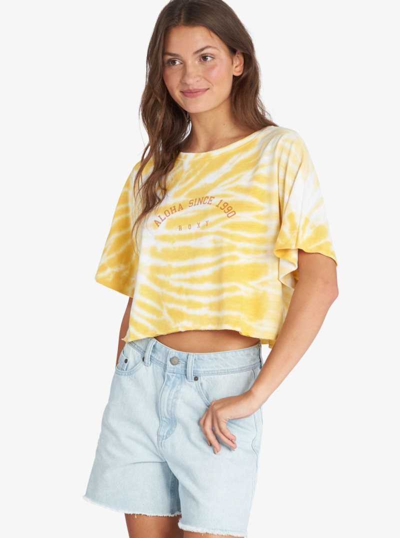 Debardeur Roxy Aloha Day Oversized T-Shirt Femme | 796410JLA
